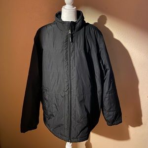 Nautica Black Sherpa Lined Jacket